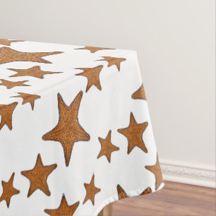 Starfish cartoon illustration tablecloth