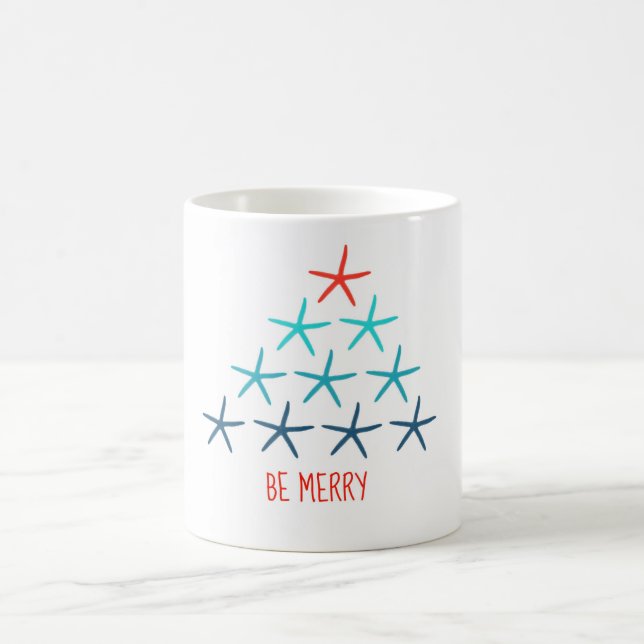 Starfish Christmas Tree Mug II (Center)