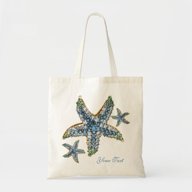 Starfish Costume Jewellery Beach Tote Bag AddUr (Front)