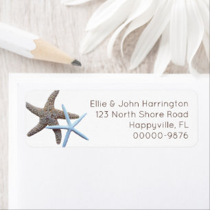 Starfish Couple Custom Return Address