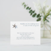 Starfish Couple Enclosure Event Cards (Standing Front)