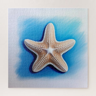 Starfish Crayon Drawing Jigsaw Puzzle