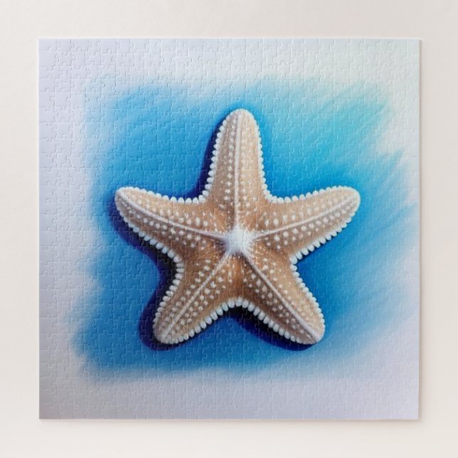 Starfish Crayon Drawing Jigsaw Puzzle (Vertical)