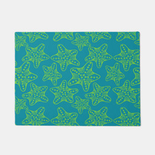 Starfish Crowd Pattern Doormat