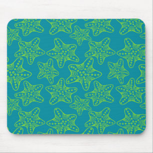Starfish Crowd Pattern Mouse Mat