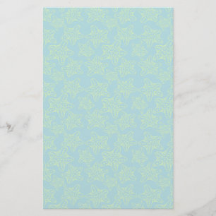 Starfish Crowd Pattern Stationery