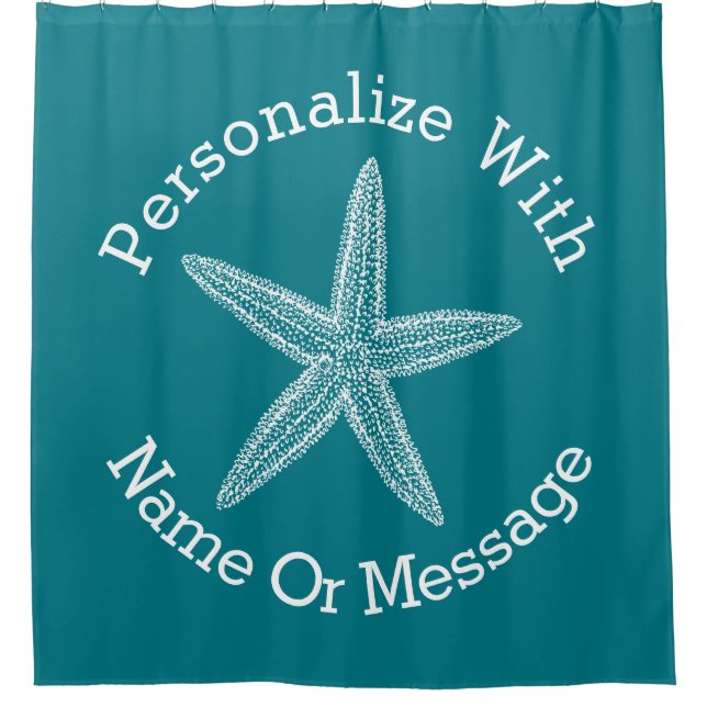 Starfish Customise The Colour Shower Curtain (Front)