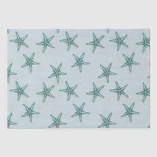 Starfish design tissue paper
