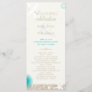 Starfish Destination Beach Wedding Program Programme