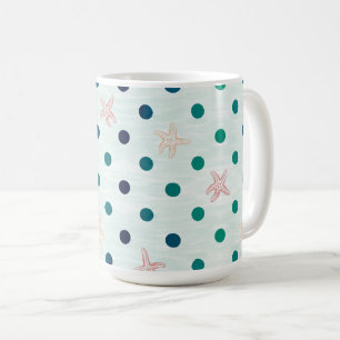 Starfish Dot Dance Coffee Mug
