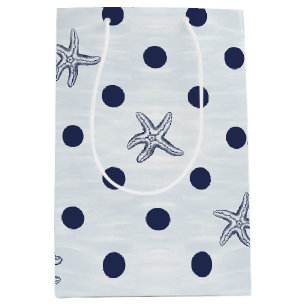 Starfish Dot Dance Medium Gift Bag
