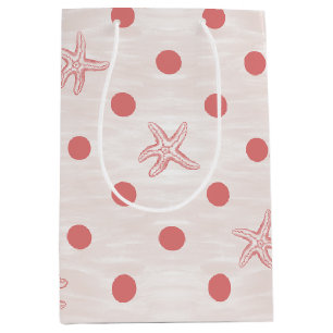 Starfish Dot Dance Medium Gift Bag