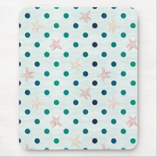 Starfish Dot Dance Mouse Mat