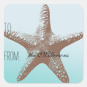 Starfish Gift Tag