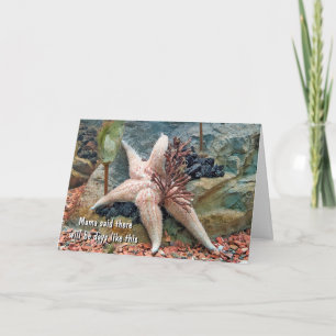 Starfish Humour for Thinking Of You Card