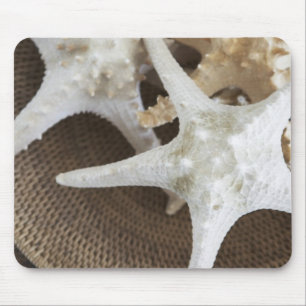 Starfish in a basket mouse mat