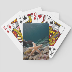 Starfish in the Deep Sea Playing Cards
