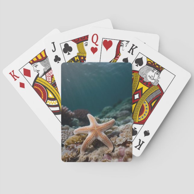 Starfish in the Deep Sea Playing Cards (Back)