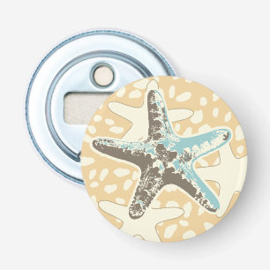Starfish in the Sand Bottle Opener