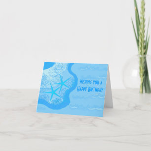 Starfish in the Sand Card