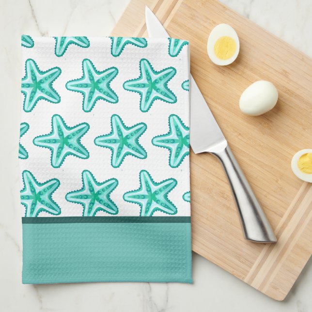 Starfish Kitchen Dish Towel (Quarter Fold)