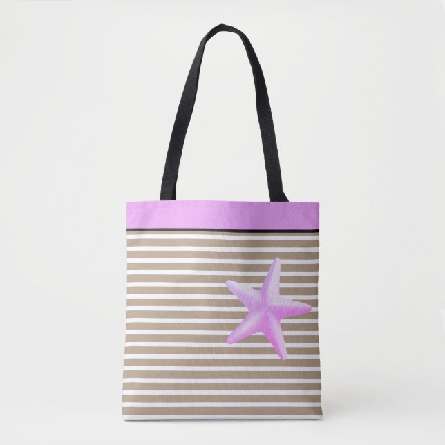 Starfish Large Tote Bag (Front)