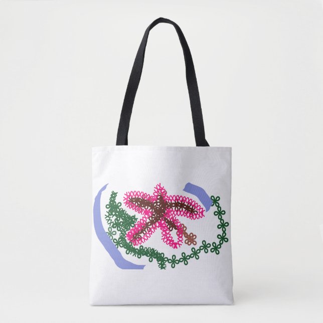 Starfish love  tote bag (Front)