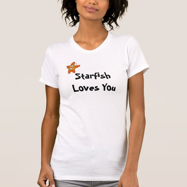 Starfish Loves You T-Shirt (Front)