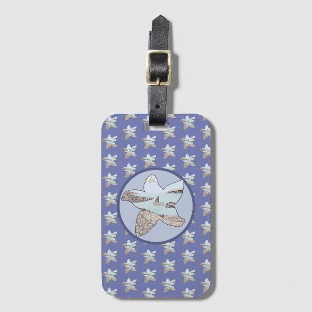 starfish luggage tag (Front Vertical)