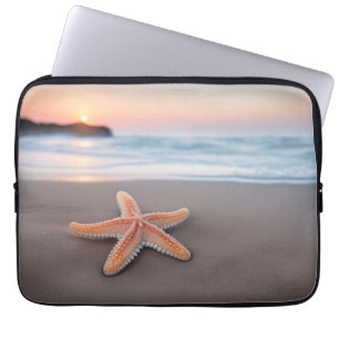 Starfish Lying on a Beach Laptop Sleeve