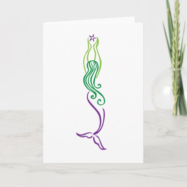 Starfish Mermaid Card (Front)