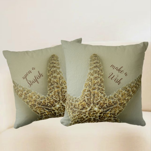 Starfish Natural Coastal Cushion (Creator Uploaded)