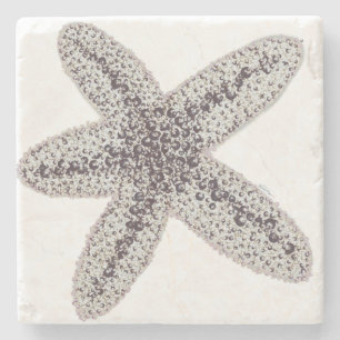 Starfish - Neutral Stone Coaster