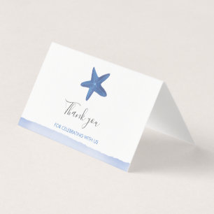 Starfish Ocean Baby Shower Thank You