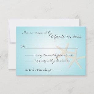 Starfish Ocean Dream Response Card