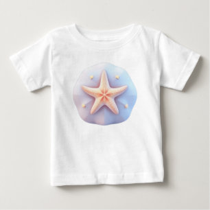 Starfish on a Unique-Shaped Stone Baby T-Shirt