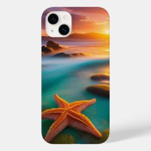 Starfish on beach at Dawn Case-Mate iPhone 14 Plus Case