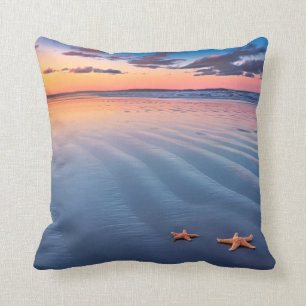 Starfish On Sand Cushion
