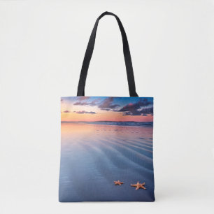Starfish On Sand Tote Bag