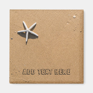 Starfish on Sandy Beach Magnet