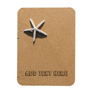Starfish on Sandy Beach Magnet