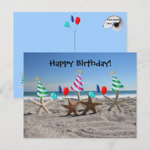 Starfish on the Beach Postcard