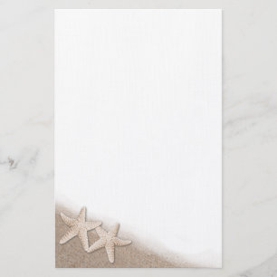 Starfish on the Beach stationery
