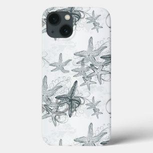 Starfish On The Sea Pattern iPhone 13 Case