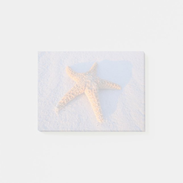 Starfish On White Sand Post-it Notes (Front)