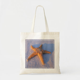 Starfish On White Sand Tote Bag
