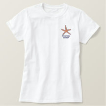 Starfish Orange Personalised Beach