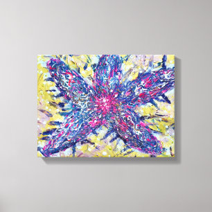 Starfish Painting on Canvas Print
