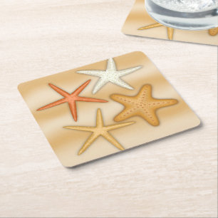 Starfish Paper Coasters