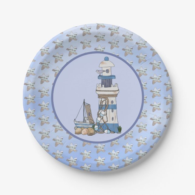 starfish  paper plate (Front)